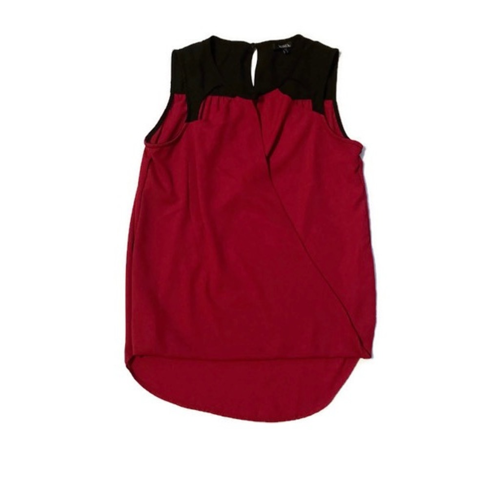 XOXO Red & Black Blouse